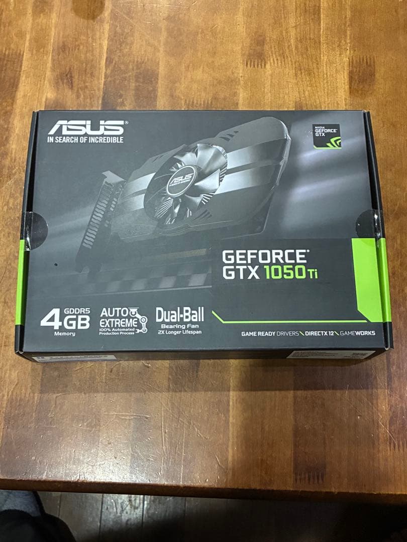 グラフィックボード・グラボ・ビデオカード ASUS GEFORCE GTX 1050 Ti 4GB