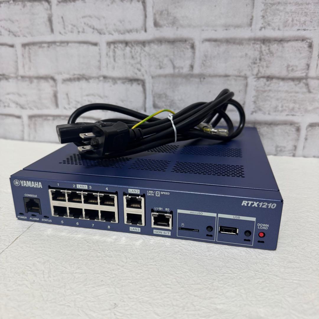 【極美品・初期化済み】YAMAHA RTX1210 VPNルーター