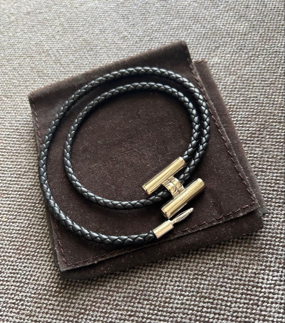 エルメス／レザーブレスレット／【トゥルニ】トレッセ