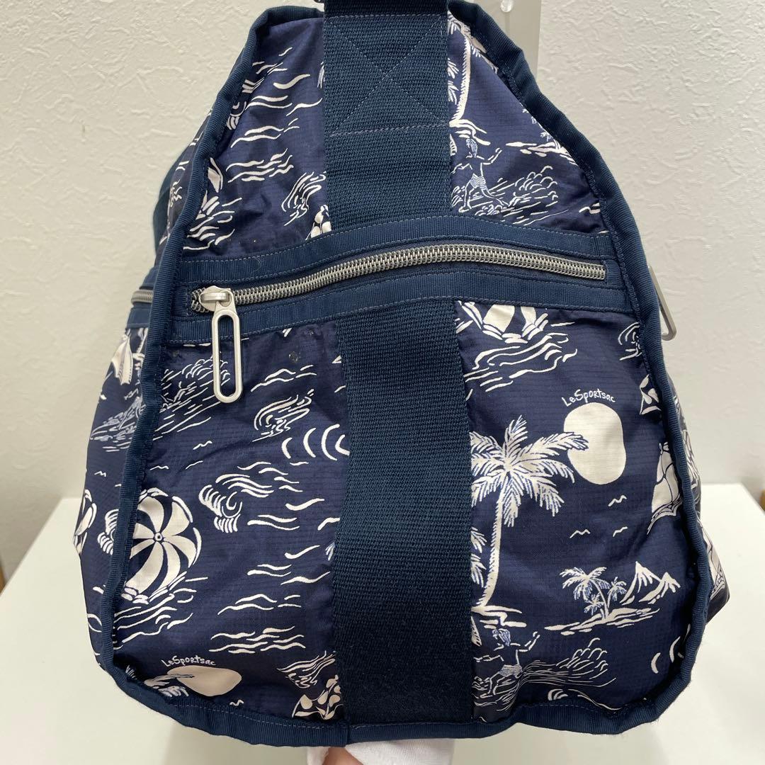 3128 LeSportsac ボストンバッグ 2way ハワイ限定 ネイビー系