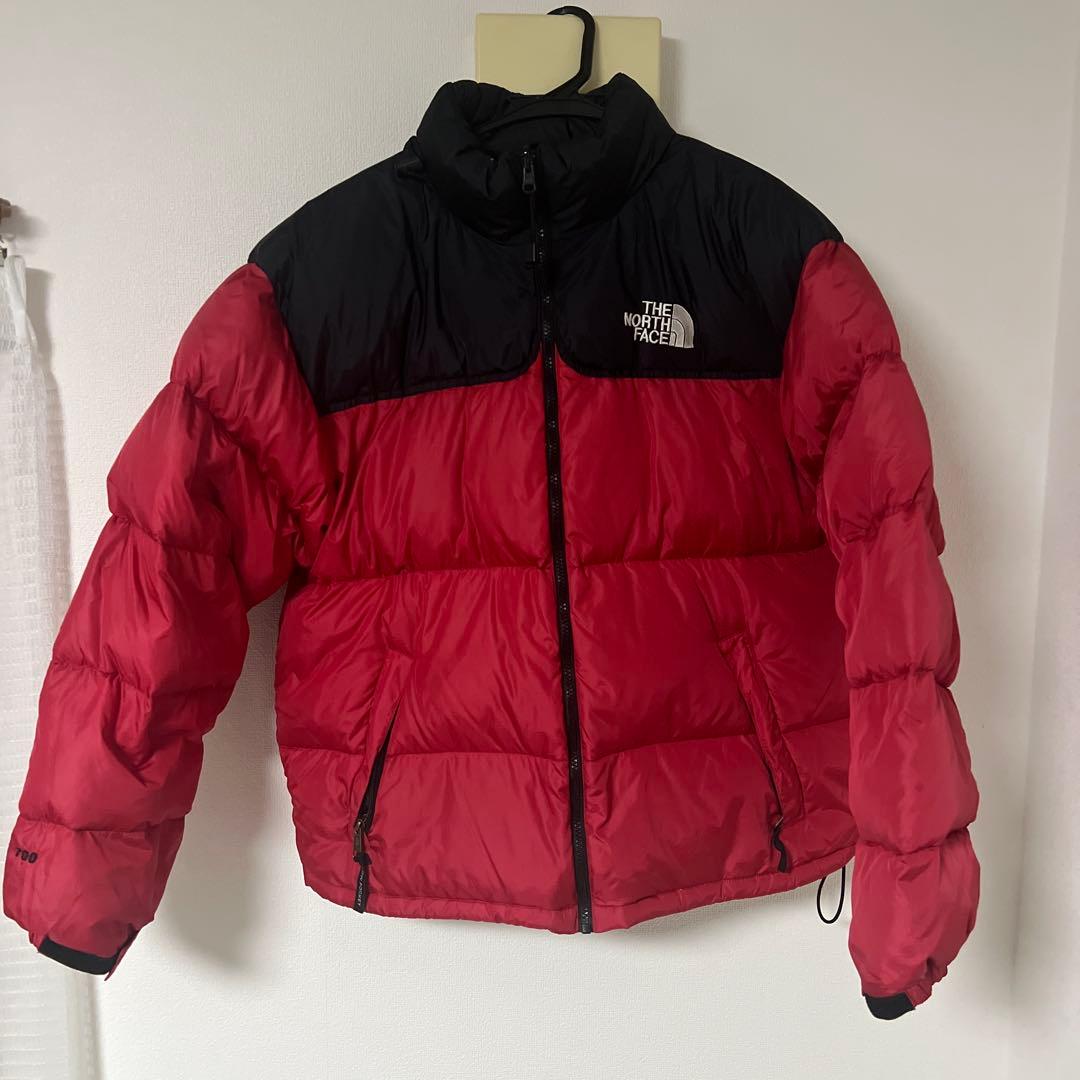 THE NORTH FACE ダウンジャケット 赤黒