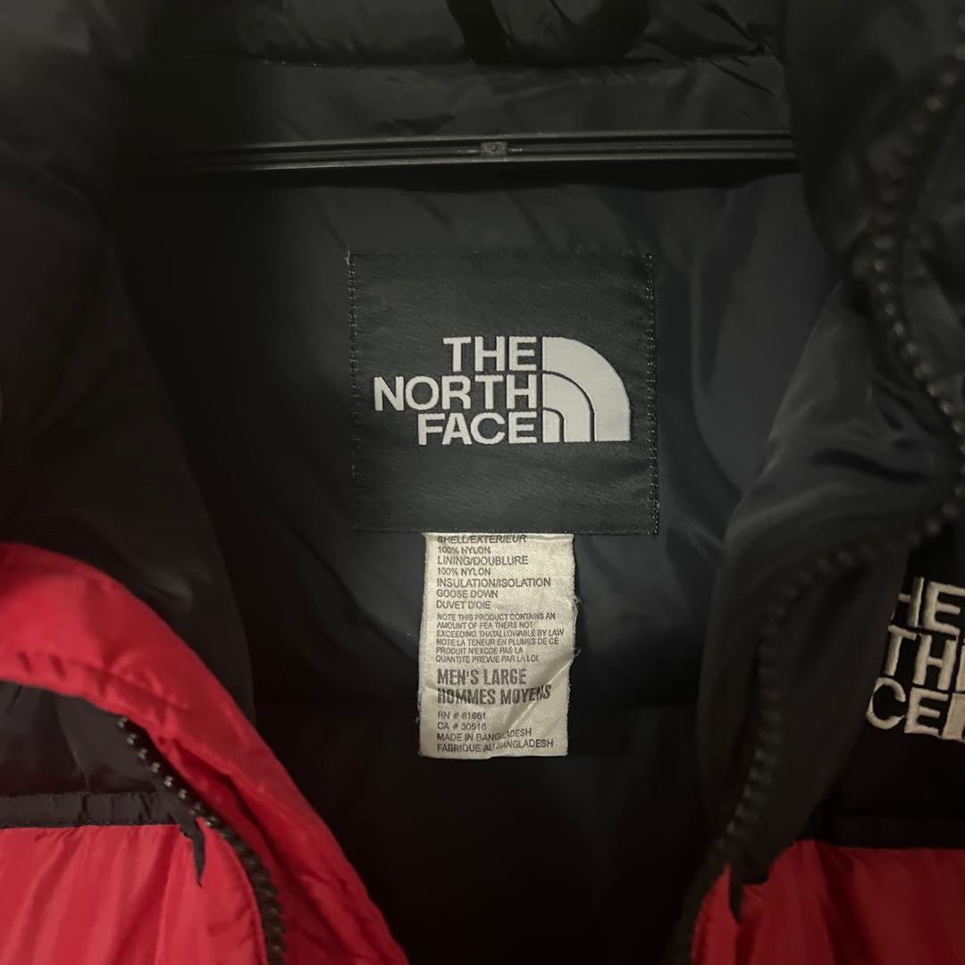 THE NORTH FACE ダウンジャケット 赤黒