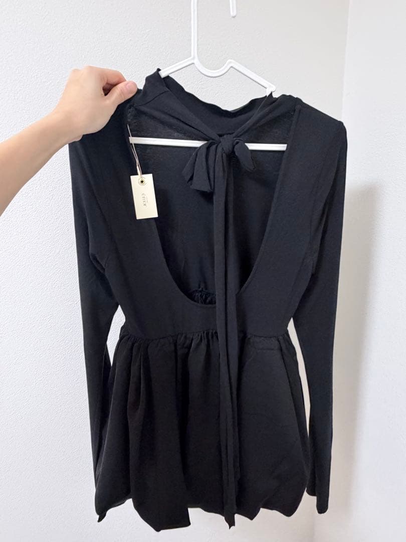 【新品】NOTRE emor ribbon balloon lulu tops