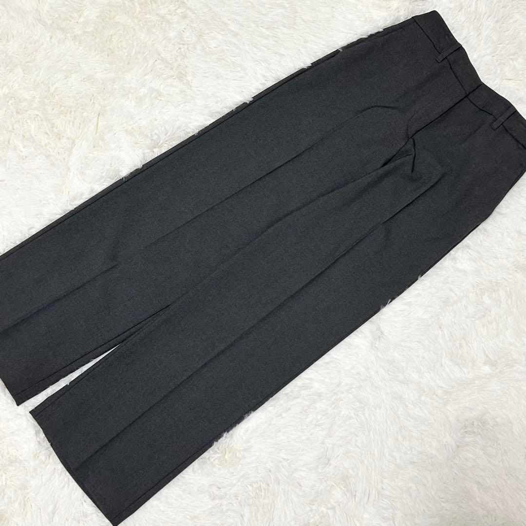 【洗える！】PLST パンツスーツセットアップ 厚手 ノーカラージャケット