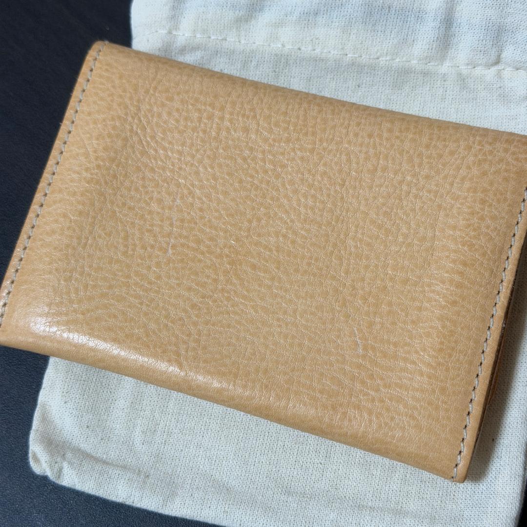 【新品未使用】イルビゾンテ 名刺入れ カードケース ナチュラル