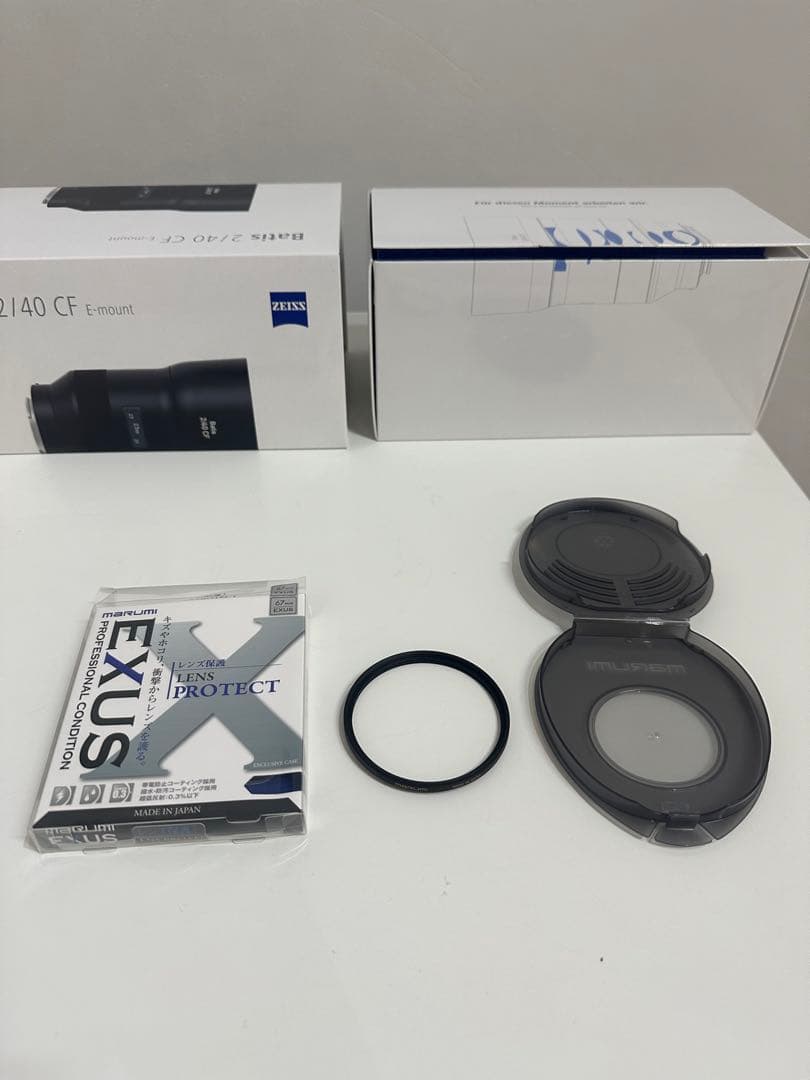 美品　Zeiss Batis 2/40 CF E-mount レンズ　箱　フード