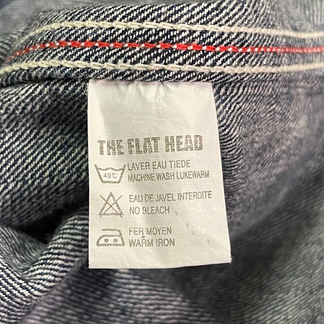 THE FLAT HEAD セルビッチ スペシャル デニム ワークシャツ 36