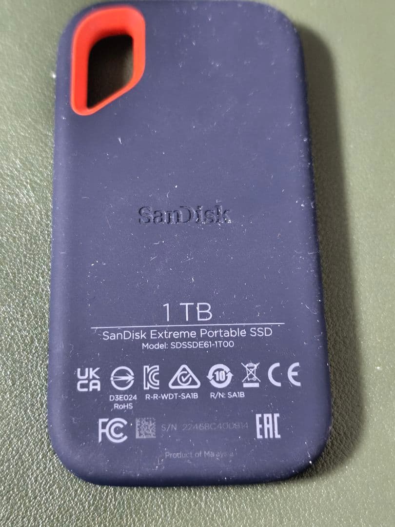 外付けハードディスク・ドライブ SanDisk SSD SDSSDE61-1T00-GH25 1000GB