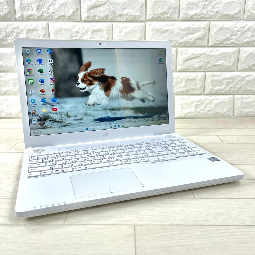 富士通 i3 新品SSD メモリ8 Windows11 ノートパソコン オフィス