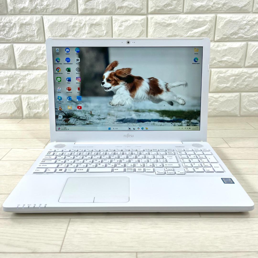 富士通 i3 新品SSD メモリ8 Windows11 ノートパソコン オフィス