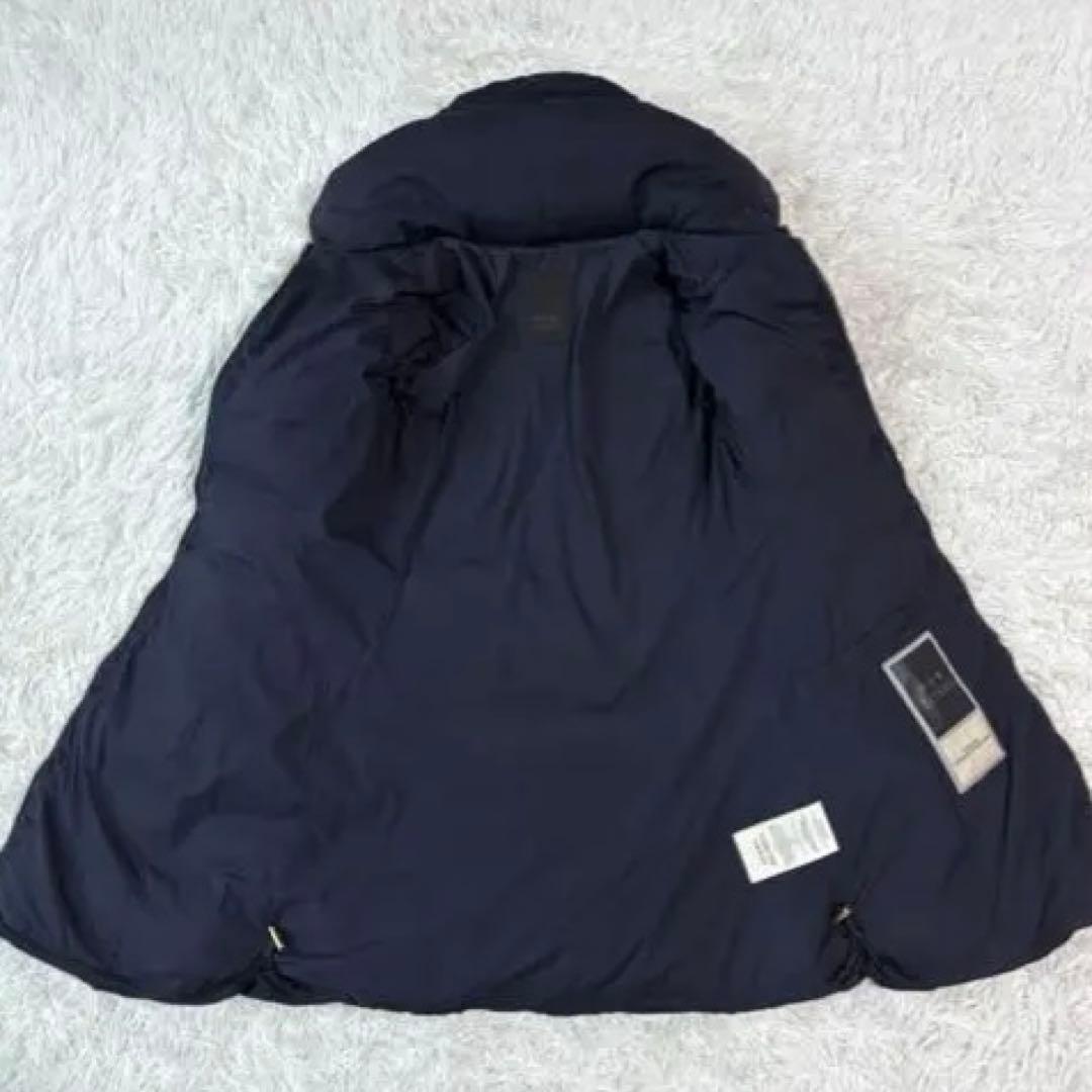 別注/未使用級　タトラス ダウンコート ポリテアマ ウール ダークネイビー