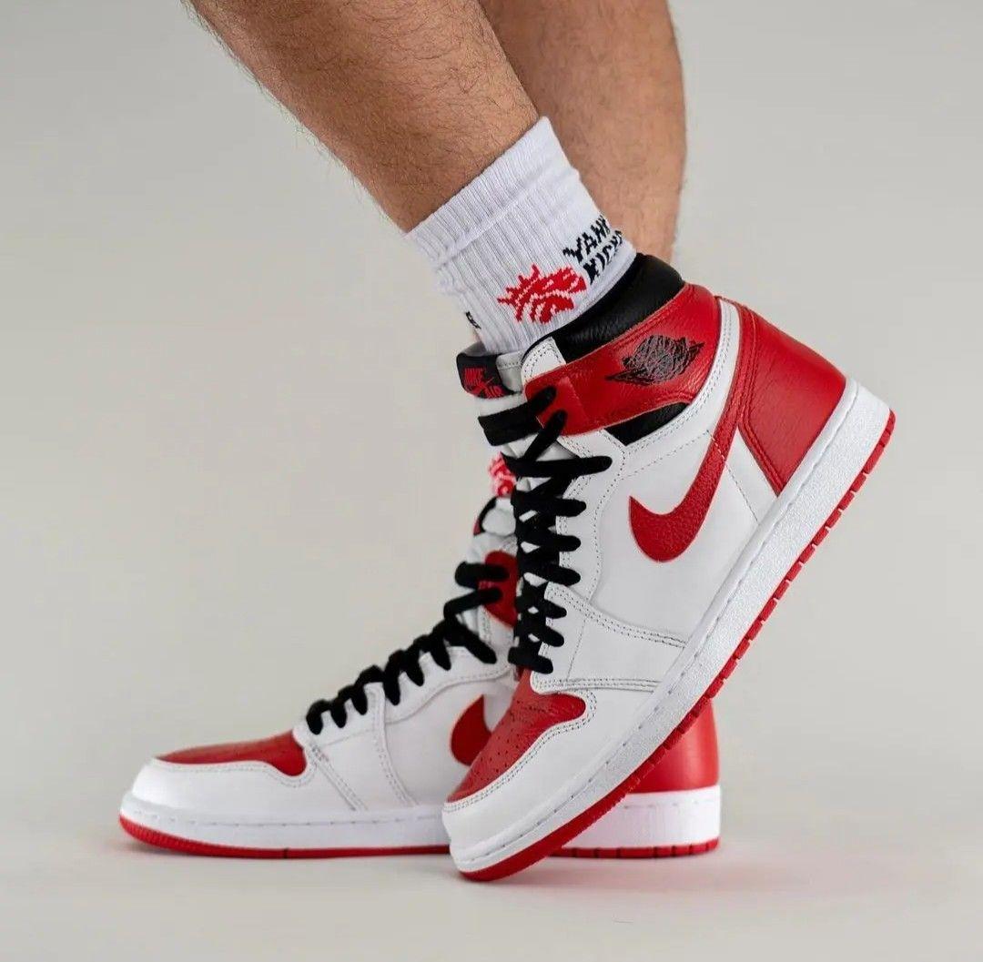 【美品】 NIKE エアジョーダン1 ハイ OG ヘリテージ