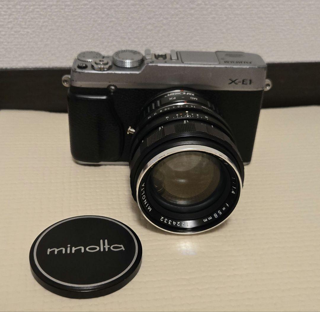 Fujifilm X-E1 ミラーレス一眼カメラ オールドレンズバッテリー3個