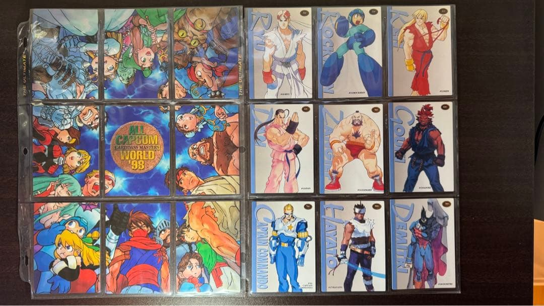 ALL CAPCOM WORLD 98 カードダスマスターズ 183枚