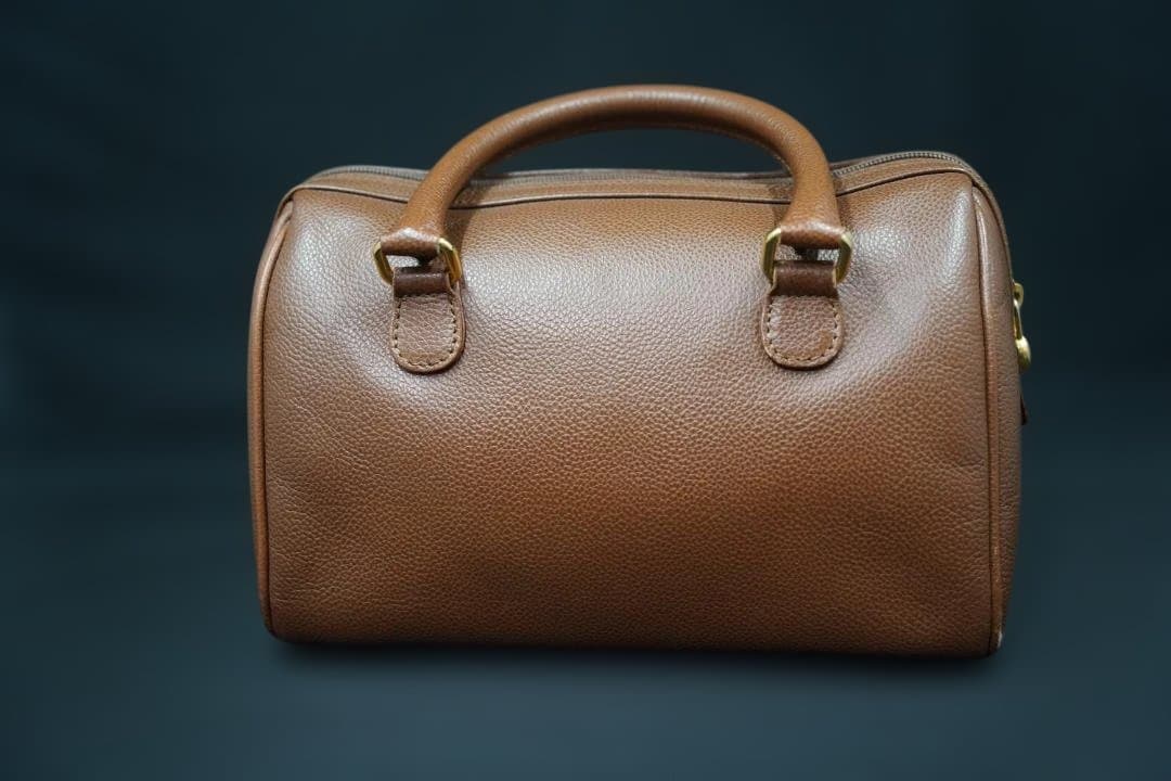 限定値引き！！　Burberrys ブラウンレザー　ミニボストンバッグ