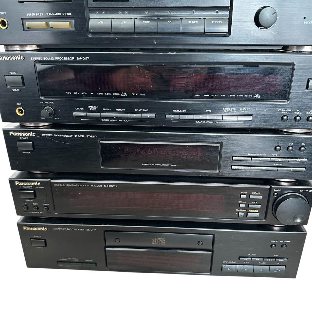 ジャンク　パナソニック システムコンポ 6点 SU-DN7 SL-DN7