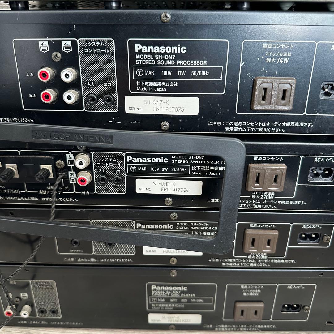 ジャンク　パナソニック システムコンポ 6点 SU-DN7 SL-DN7