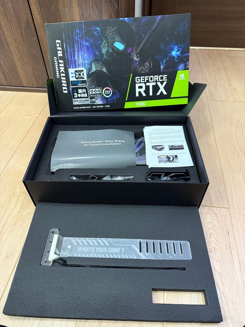 動作品GeForce RTX 3080 GALAKURO GAMING 10GB