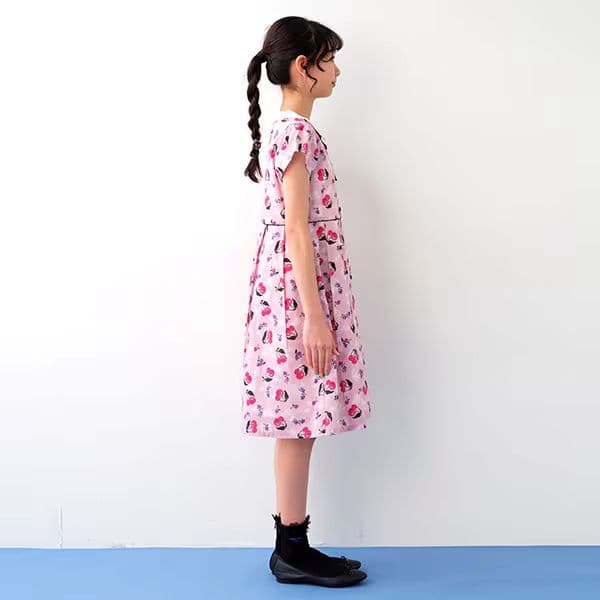 【新品】ANNA SUI mini Cherry 総柄 ワンピース 150