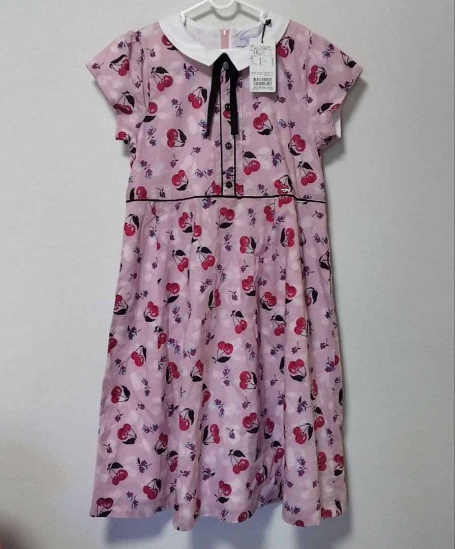 【新品】ANNA SUI mini Cherry 総柄 ワンピース 150