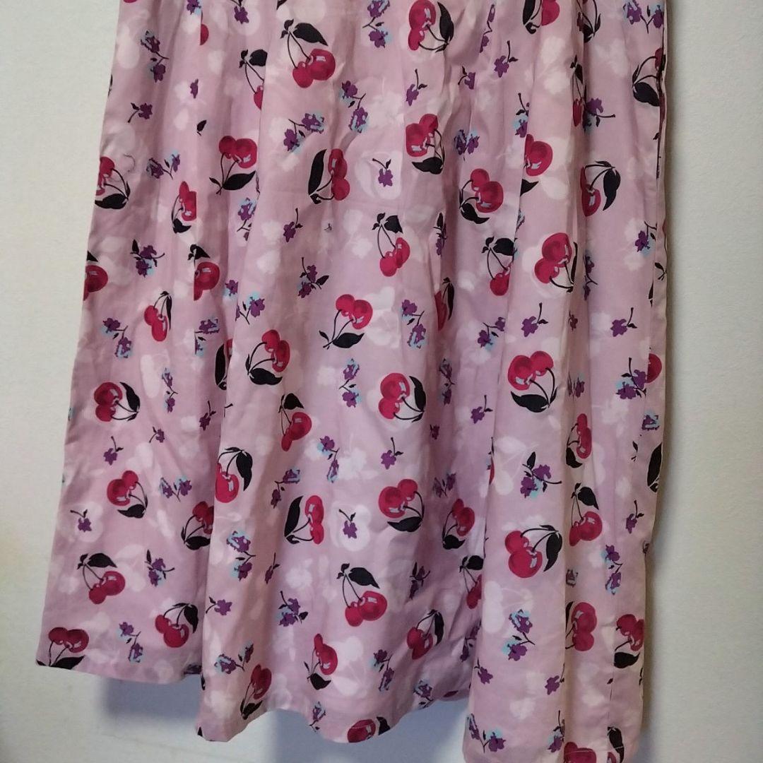 【新品】ANNA SUI mini Cherry 総柄 ワンピース 150