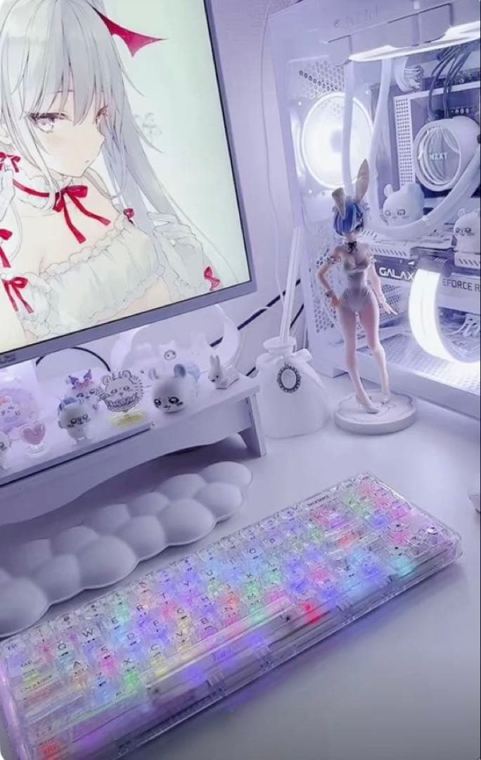 【SNS大バズり】YUNZII X71 MACも対応RGBコトコト音キーボード