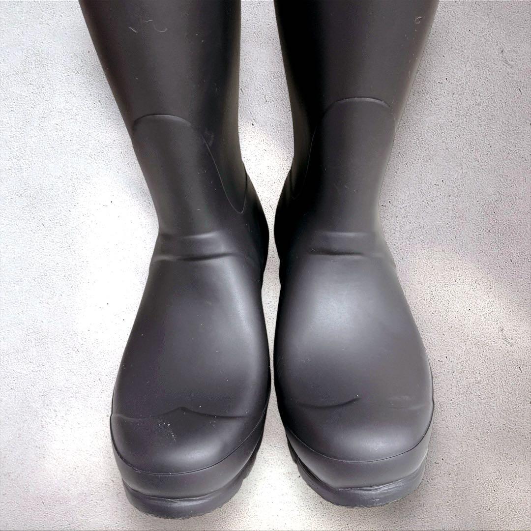 【美品】HUNTER ハンター 長靴 レインブーツUK6 ブラック