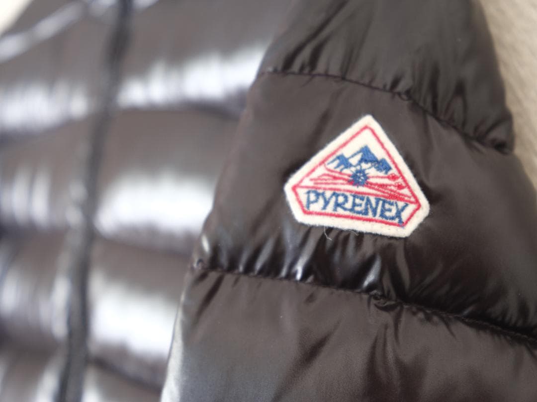 美品 PYRENEX SPOUTNIC ダウンジャケット 黒 36 S