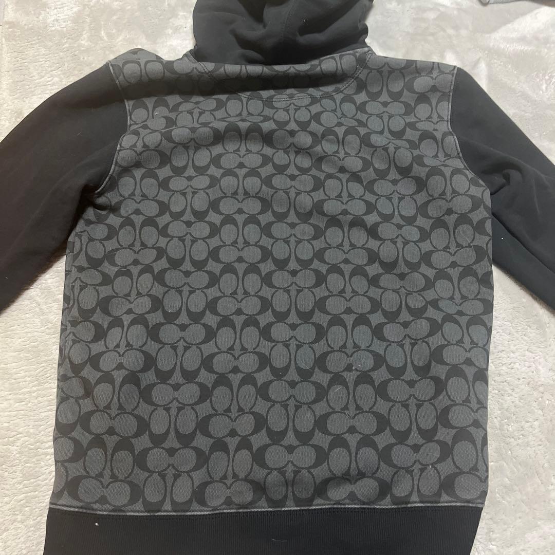 COACH ロゴ入りパーカー Sサイズ ブラック