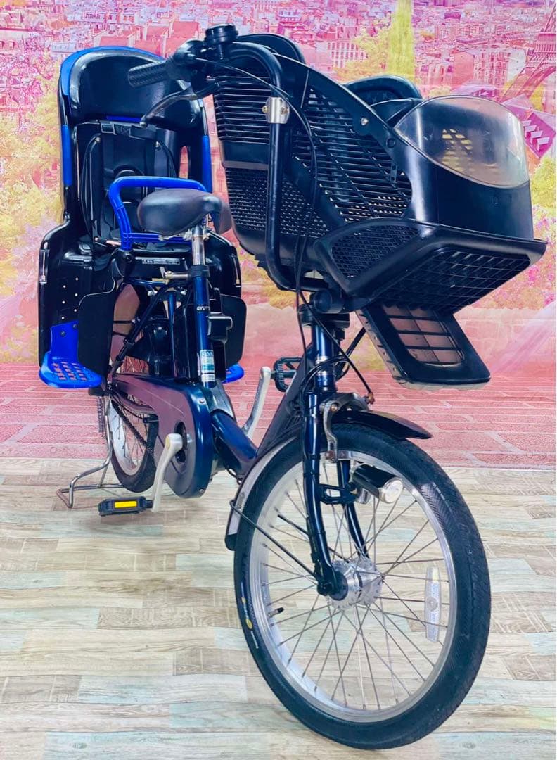 K2336 電動自転車パナソニック ギュット 子供乗せ 20インチ 送料無料