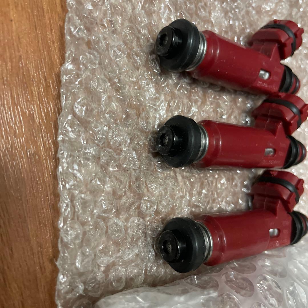 ☆*☆様 NBロードスター等に　未使用 赤 300cc燃料インジェクター 6個セ