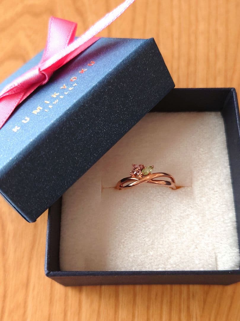 組曲 K10 ピンクゴールド リング