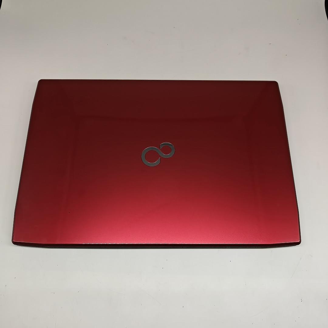 【富士通】AH53 爆速i7 SSD256GB 8GB レッド ノートPC