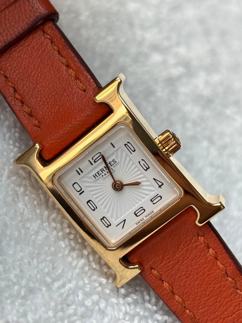 HERMESエルメスHH1.101 Hウォッチ ミニ 新型文字盤 外装仕上げ済み