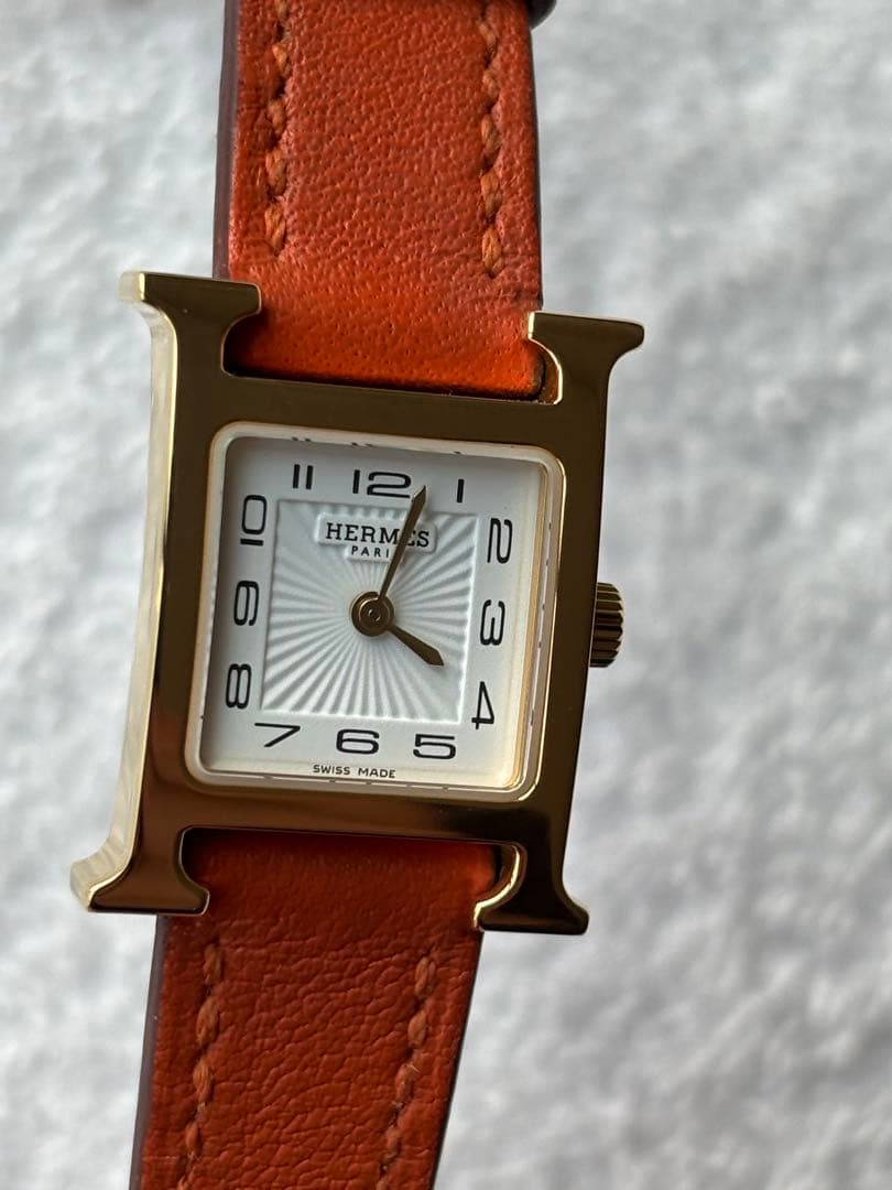 HERMESエルメスHH1.101 Hウォッチ ミニ 新型文字盤 外装仕上げ済み