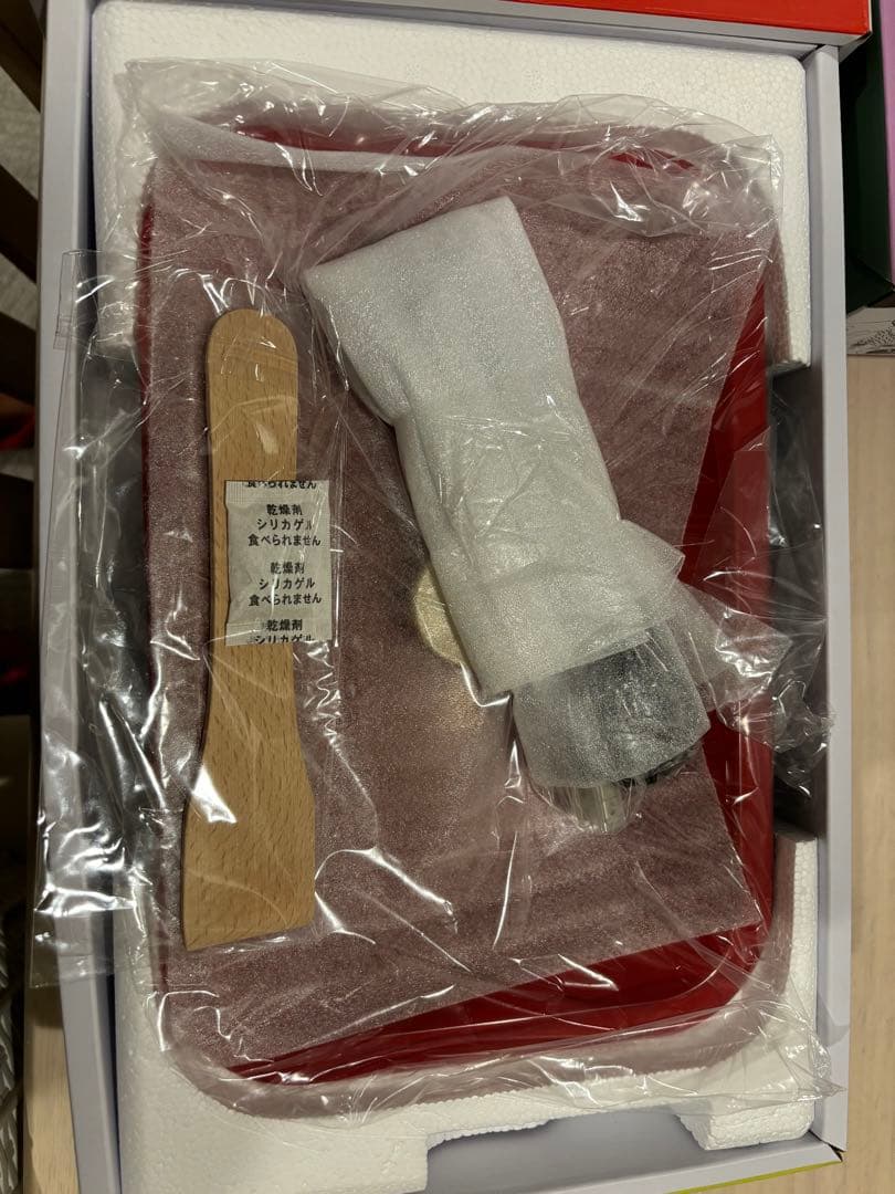 【新品未使用】BRUNOコンパクトホットプレートREDマルチグリルレシピセット