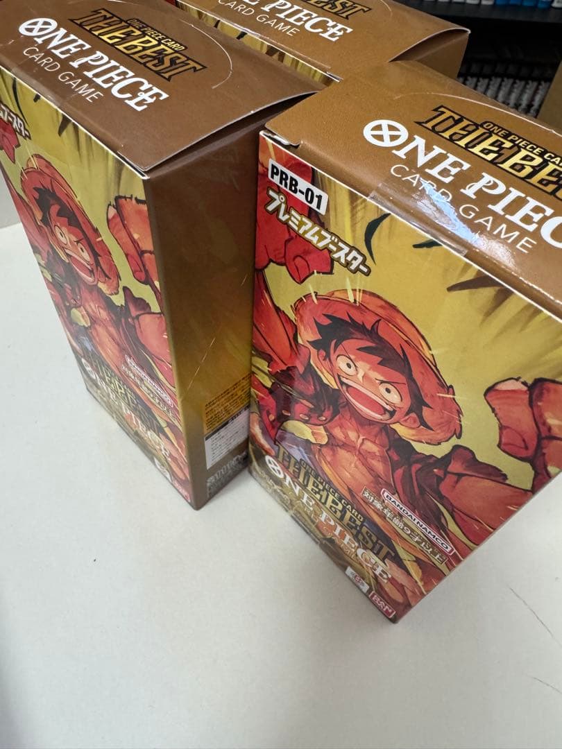 テープ付き 3BOX ワンピースカードゲーム THE BEST