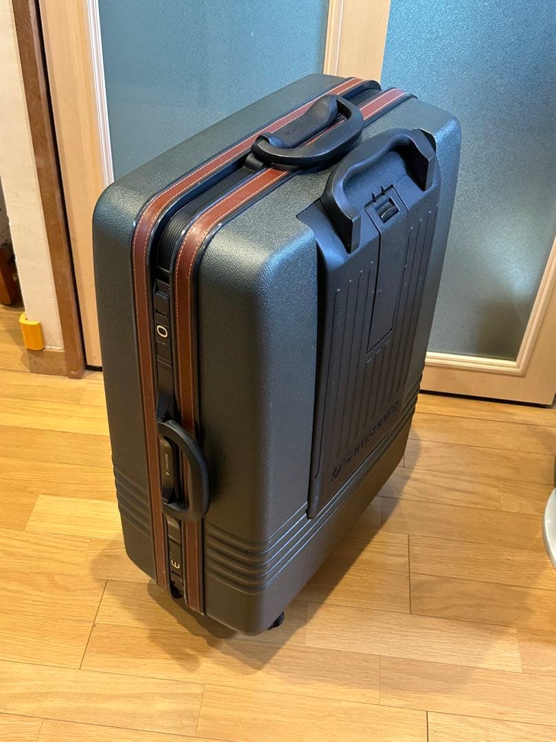 ★Samsoniteスーツケース型キャリーカート お洒落 美品