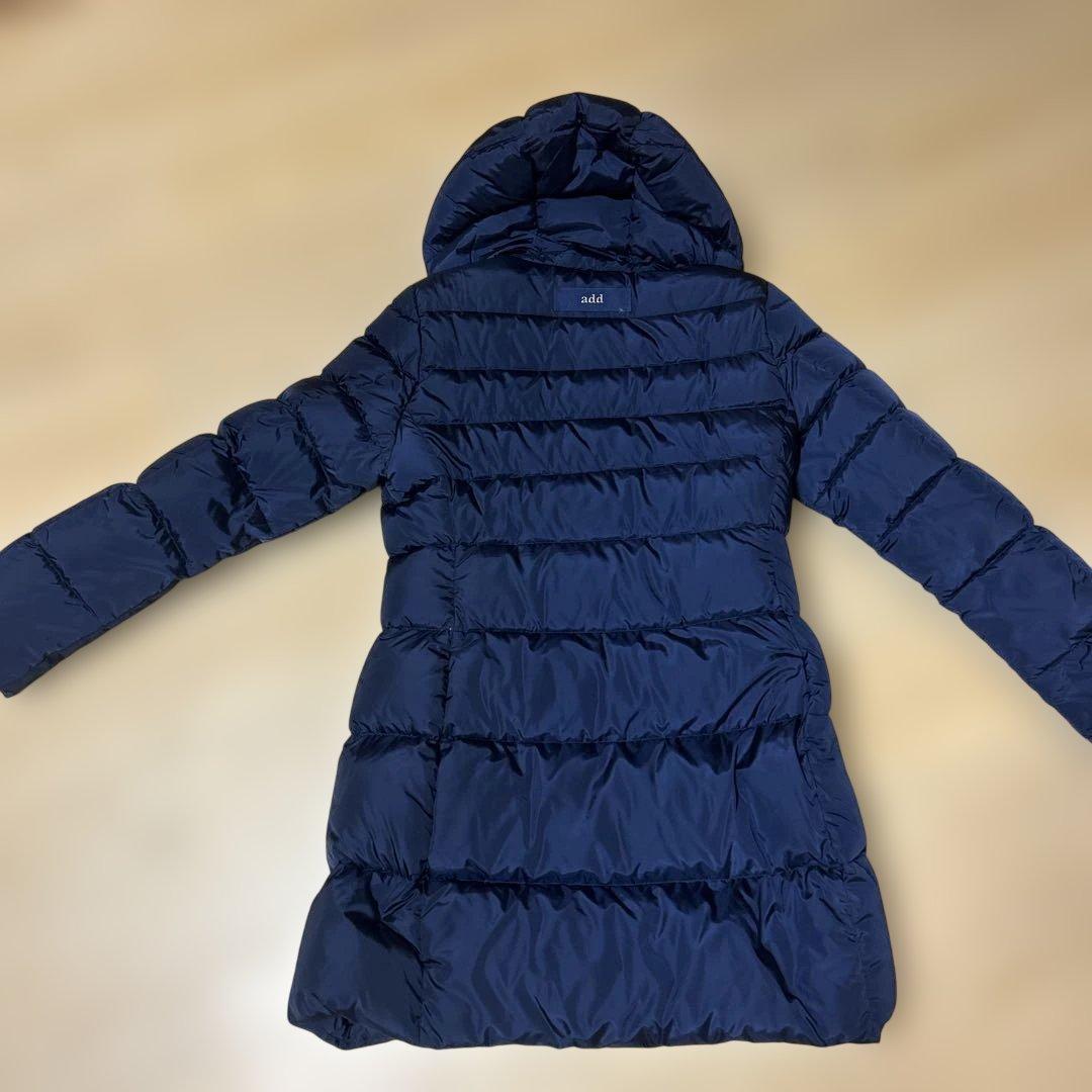 超美品！add ネイビー ダウンジャケット