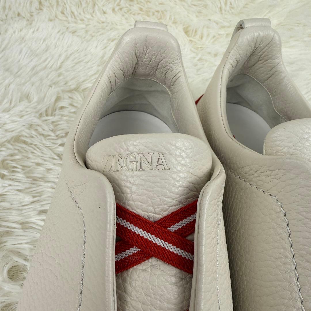 【日本限定カラー】エルメネジルド ゼニア トリプルステッチ スリッポン レザー