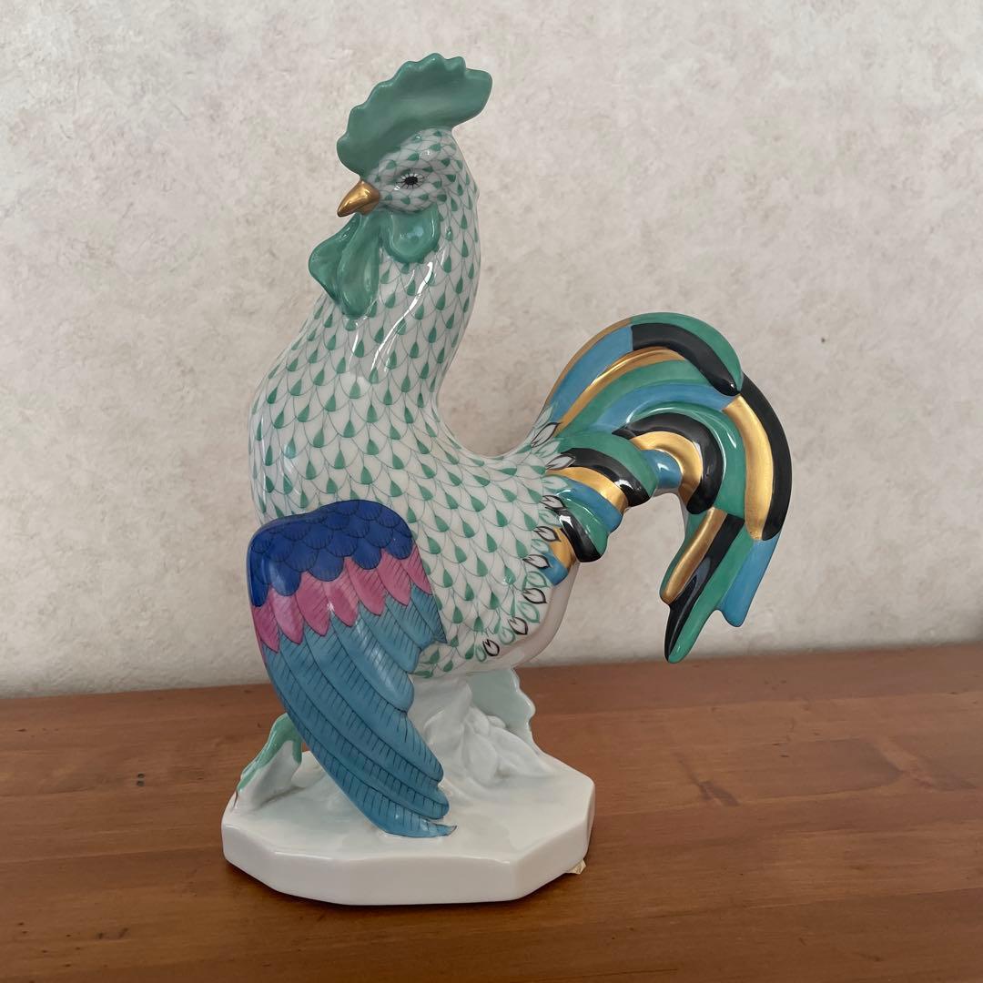 ヘレンド　鳥　陶器置物