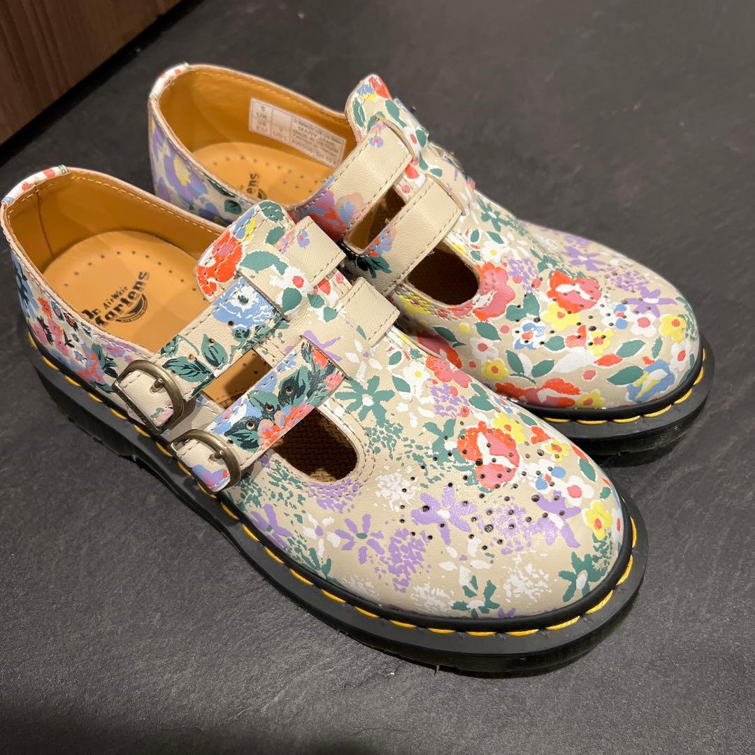 Dr. Martens MSRY JANE 花柄ローファー メリージェーン