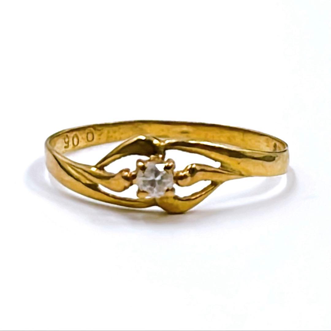 K18 D0.5ct リング