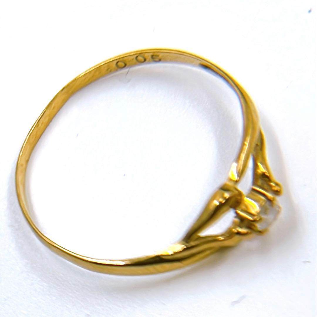 K18 D0.5ct リング