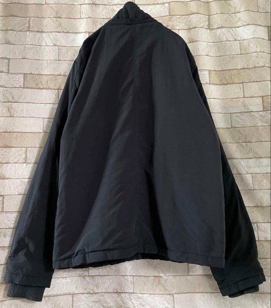 Schott ショット ジャケット 裏地フリース 刺繍 ブラック L