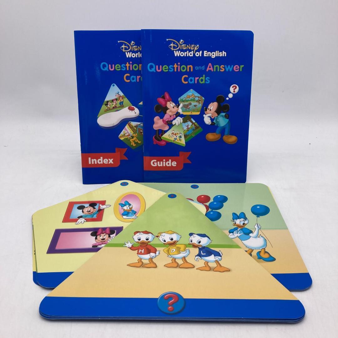 最新　トークアロング・Ｑ＆Ａカード　ディズニー英語システム　DWE　606822