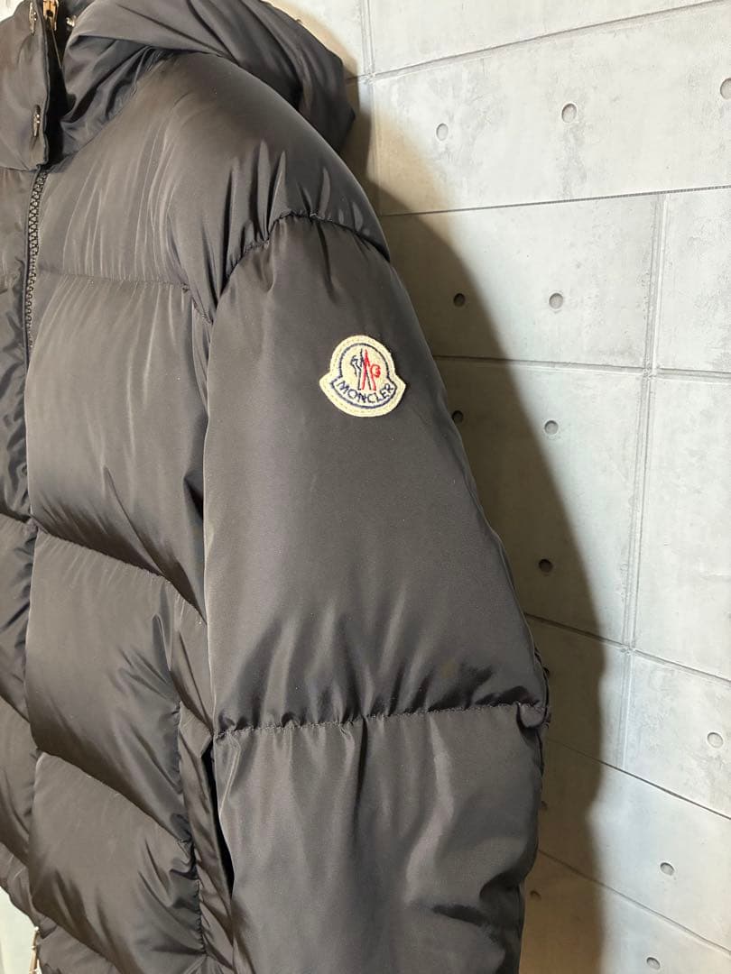 モンクレール EFFRAIE エフレ ファー付ダウン 黒 正規品