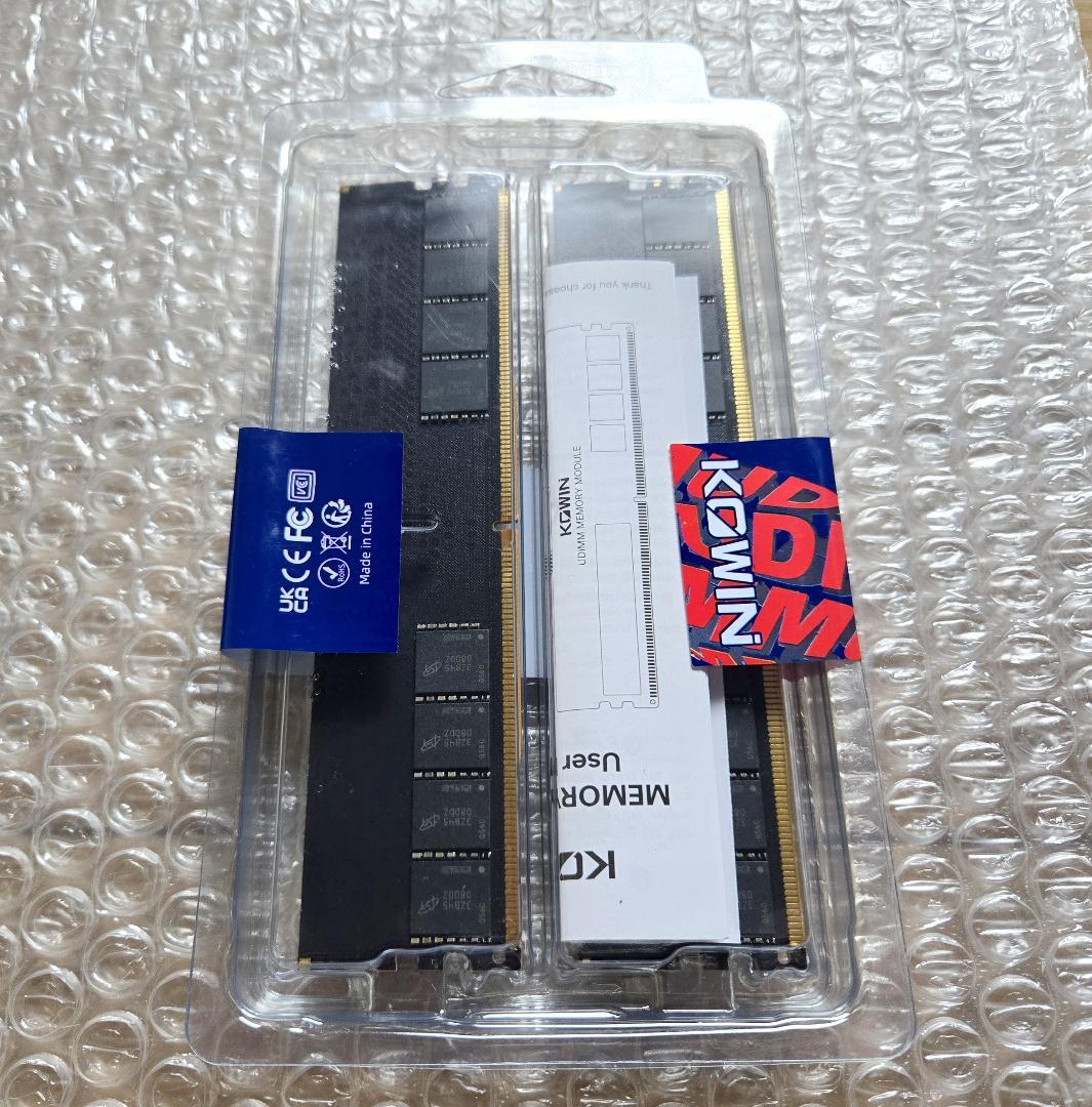 新品 KOWIN DDR5 EU5600 64GB CL46 Micronチップ