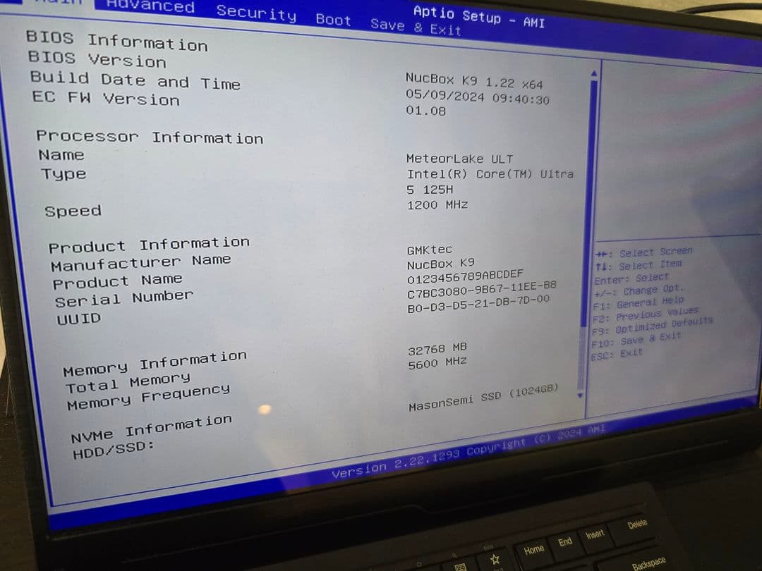 ミニPC GMKtec NucBox K9