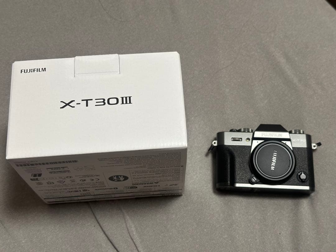 FUJIFILM X−T30Ⅲ ボディ(チャコールシルバー)